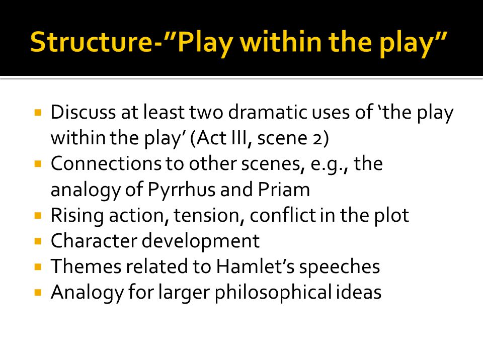 Hamlet Summary